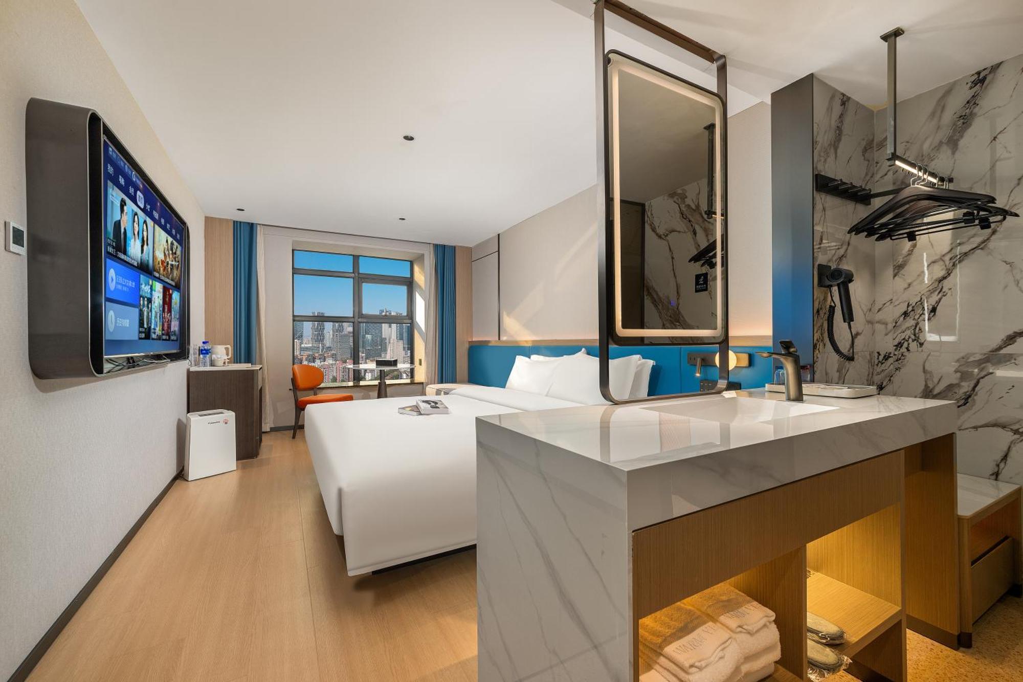 Warm Yes Business Hotel Guangzhou Buitenkant foto