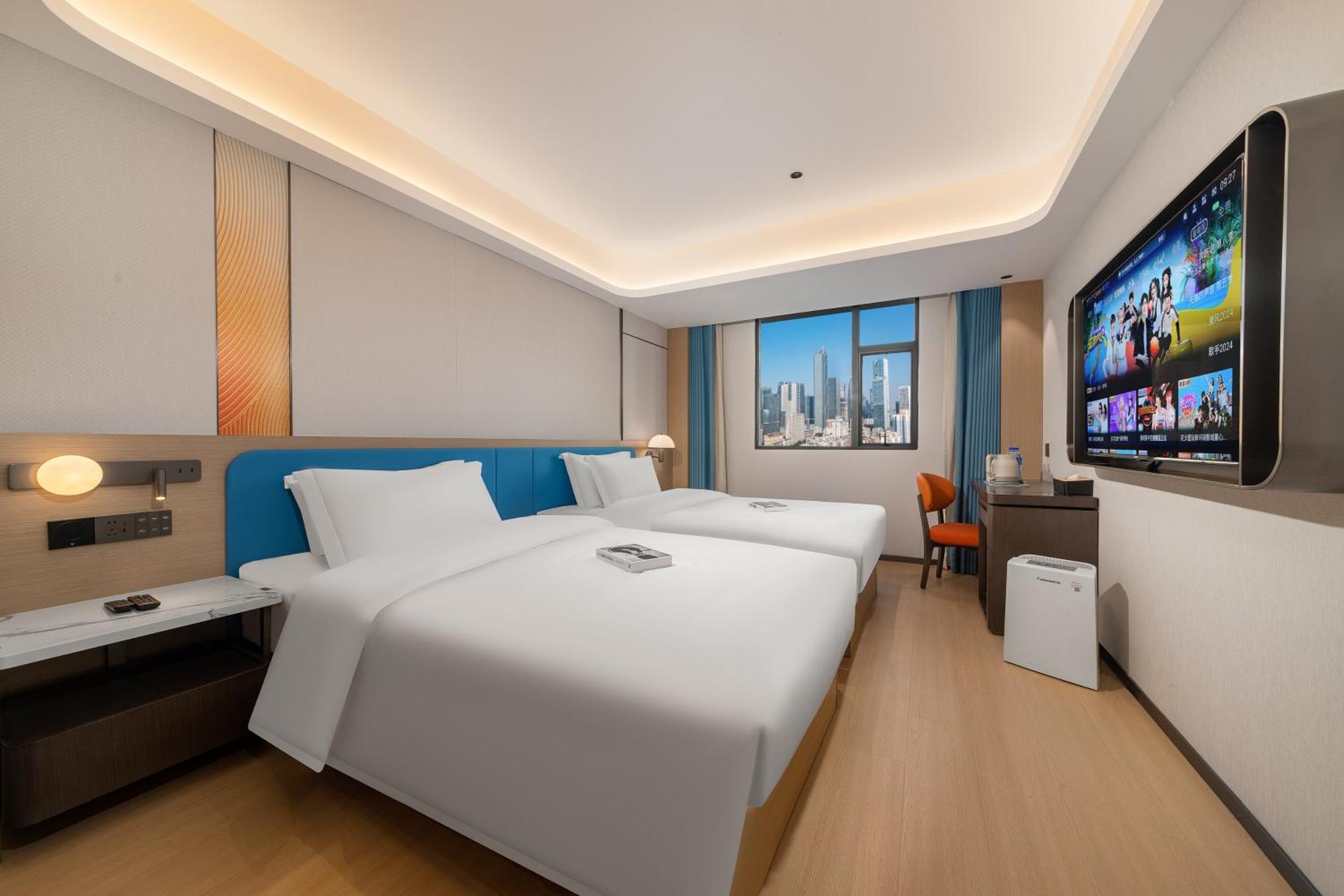 Warm Yes Business Hotel Guangzhou Buitenkant foto